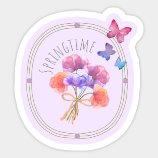 Springtime Sticker